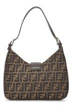 Fendi,  Brown Zucca Canvas Shoulder Bag, Brown