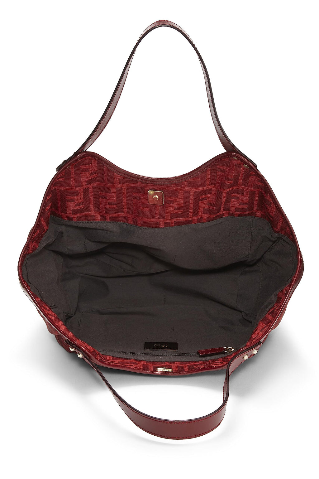 Fendi,  Red Zucca Chef Pocket Tote Small, Red