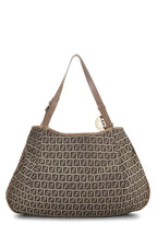 Fendi,  Brown Zucchino Shoulder Bag Large, Brown