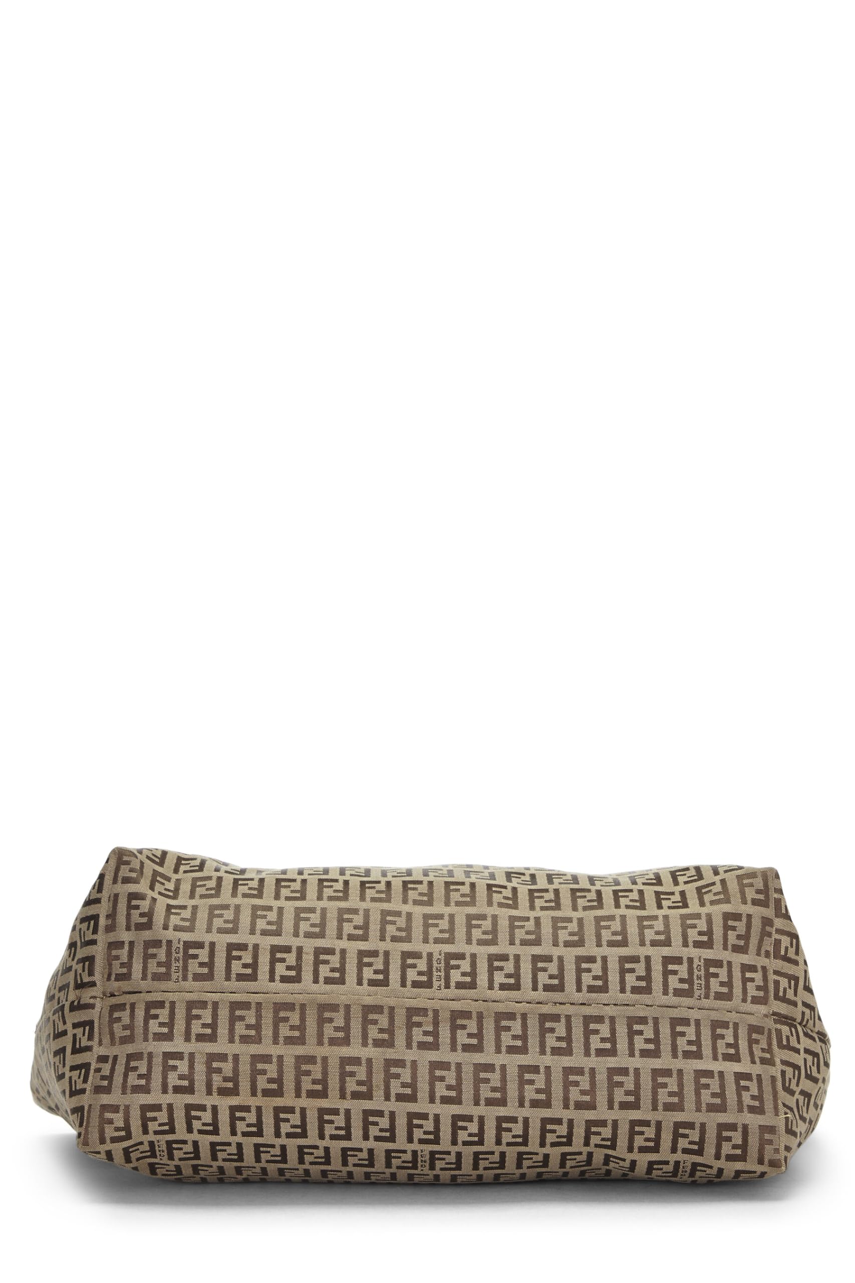 Fendi,  Brown Zucchino Roll Tote, Brown