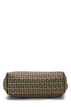 Fendi,  Brown Zucchino Canvas Tote Small, Brown