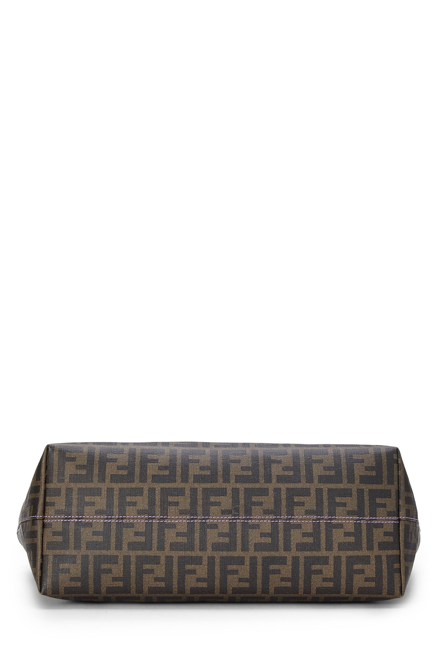 Fendi,  Purple Zucca Coated Canvas Roll Tote, Purple