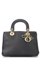 Dior,  Black Leather Diorissimo Handbag Mini, Black