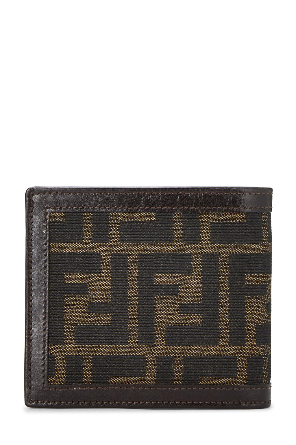 Fendi,  Brown Zucca Coated Canvas Wallet, Brown