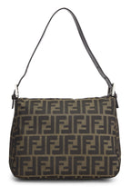 Fendi,  Brown Zucca Canvas Shoulder Bag, Brown