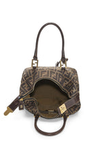Fendi,  Brown Zucca Canvas Convertible Handbag Small, Brown