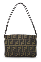 Fendi,  Brown Zucca Canvas Shoulder Bag, Brown