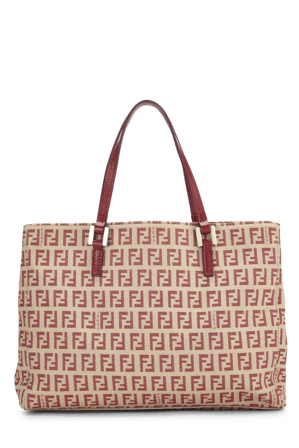 Fendi,  Red Zucchino Tote Small, Red