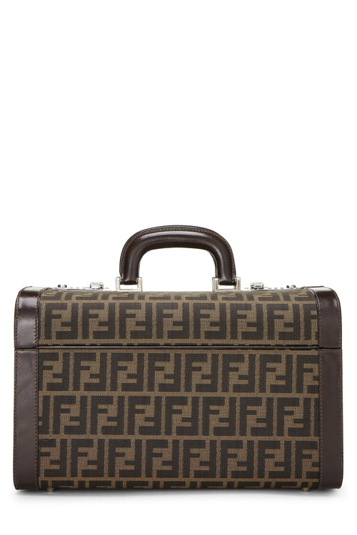 Fendi,  Brown Zucca Canvas Box Vanity, Brown