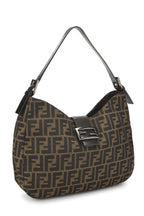 Fendi,  Brown Zucca Canvas Shoulder Bag, Brown