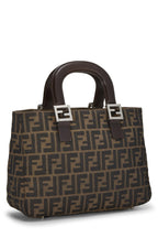 Fendi,  Brown Zucca Canvas Handbag, Brown