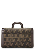 Fendi,  Brown Zucca Canvas Box Vanity, Brown