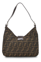 Fendi,  Brown Zucca Canvas Shoulder Bag, Brown