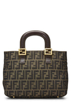 Fendi,  Brown Zucca Canvas Handbag Small, Brown