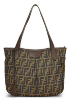 Fendi,  Brown Zucca Canvas Grand Shopping Tote Medium, Brown