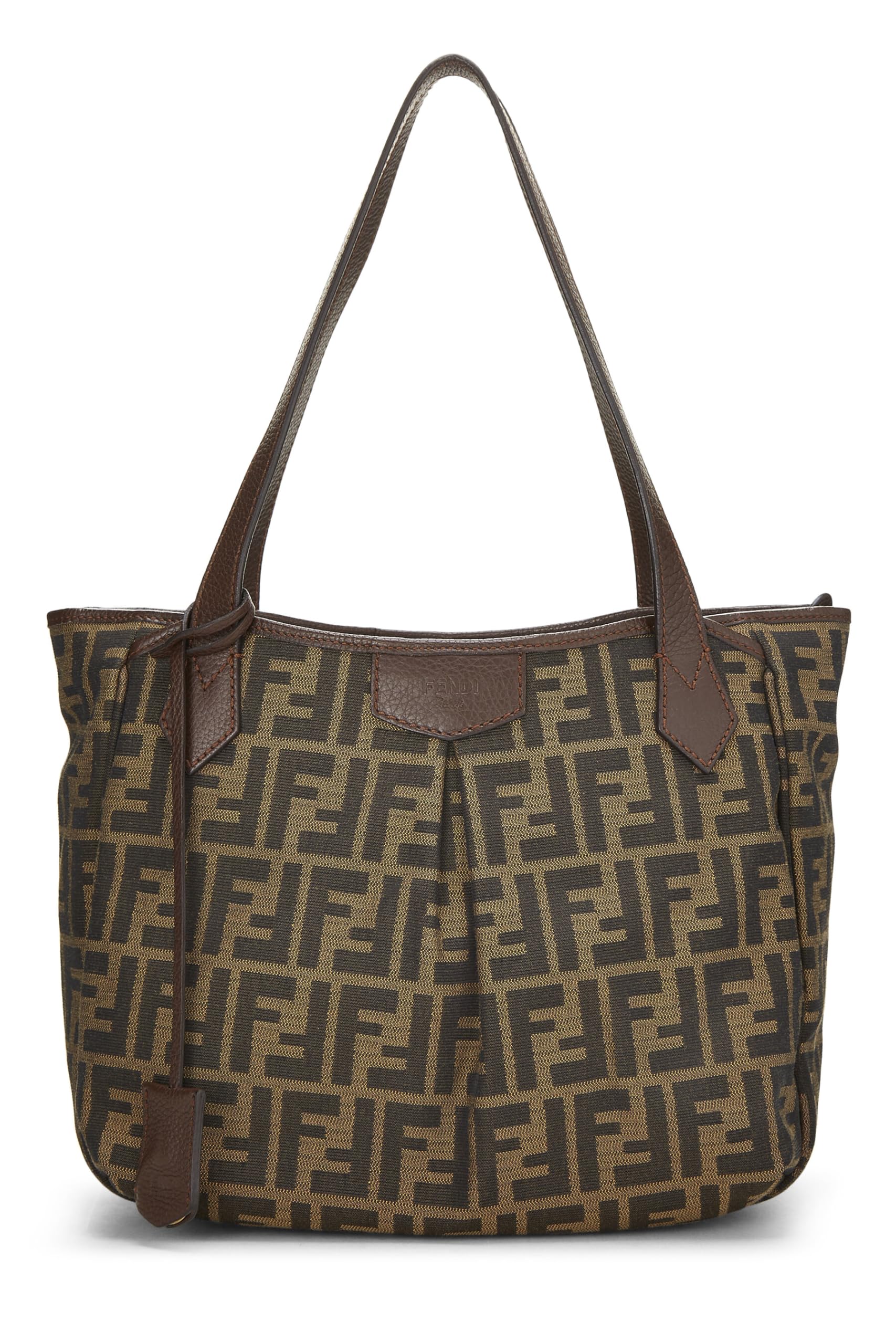 Fendi,  Brown Zucca Canvas Grand Shopping Tote Medium, Brown