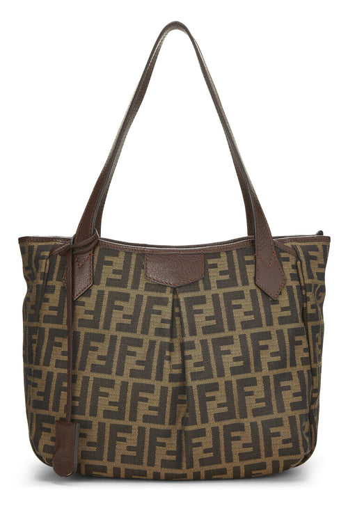 Fendi,  Brown Zucca Canvas Grand Shopping Tote Medium, Brown
