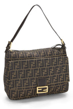 Fendi,  Brown Zucca Canvas Shoulder Bag Large, Brown