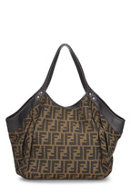 Fendi,  Brown Zucca Canvas Chef Pocket Tote Large, Brown
