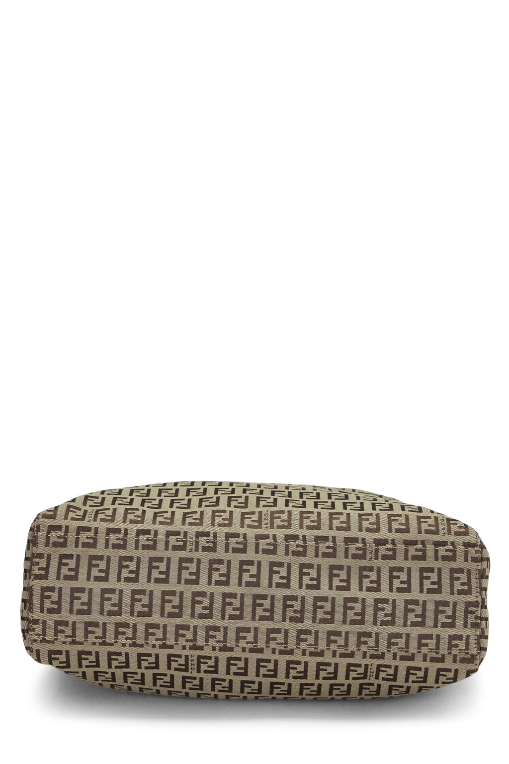 Fendi,  Brown Zucchino Canvas Tote Small, Brown