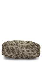 Fendi,  Brown Zucchino Canvas Tote Small, Brown