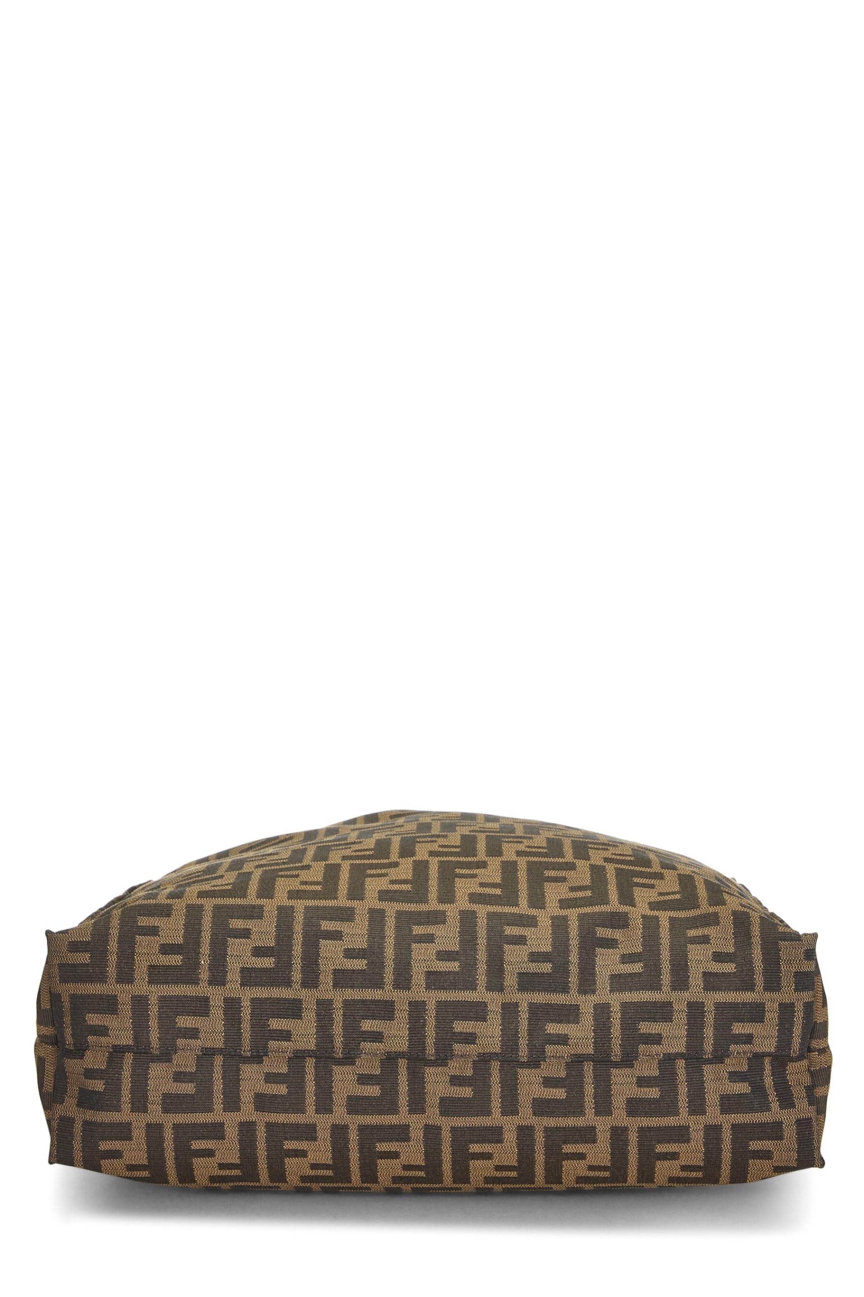 Fendi,  Brown Zucca Canvas Vertical Tote, Brown