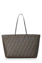 Fendi,  Purple Zucca Coated Canvas Roll Tote, Purple
