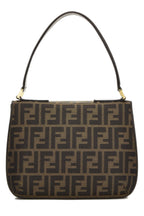 Fendi,  Brown Zucca Canvas Shoulder Bag, Brown