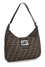 Fendi,  Brown Zucca Canvas Shoulder Bag, Brown