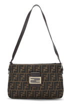 Fendi,  Brown Zucca Canvas Shoulder Bag, Brown