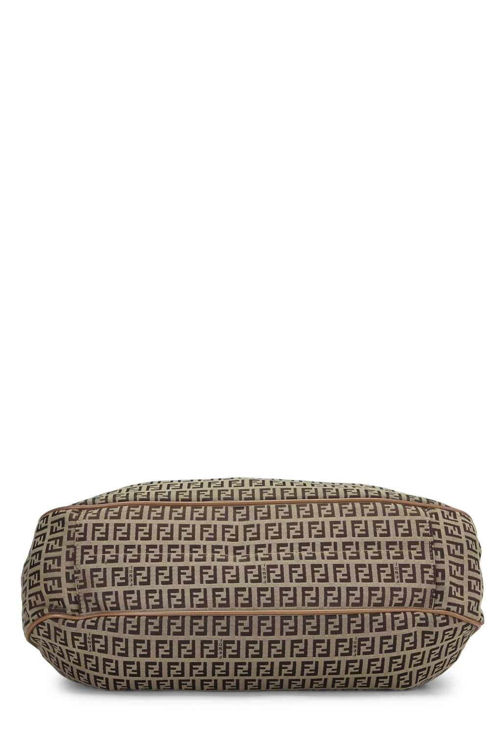 Fendi,  Brown Zucchino Shoulder Bag Large, Brown