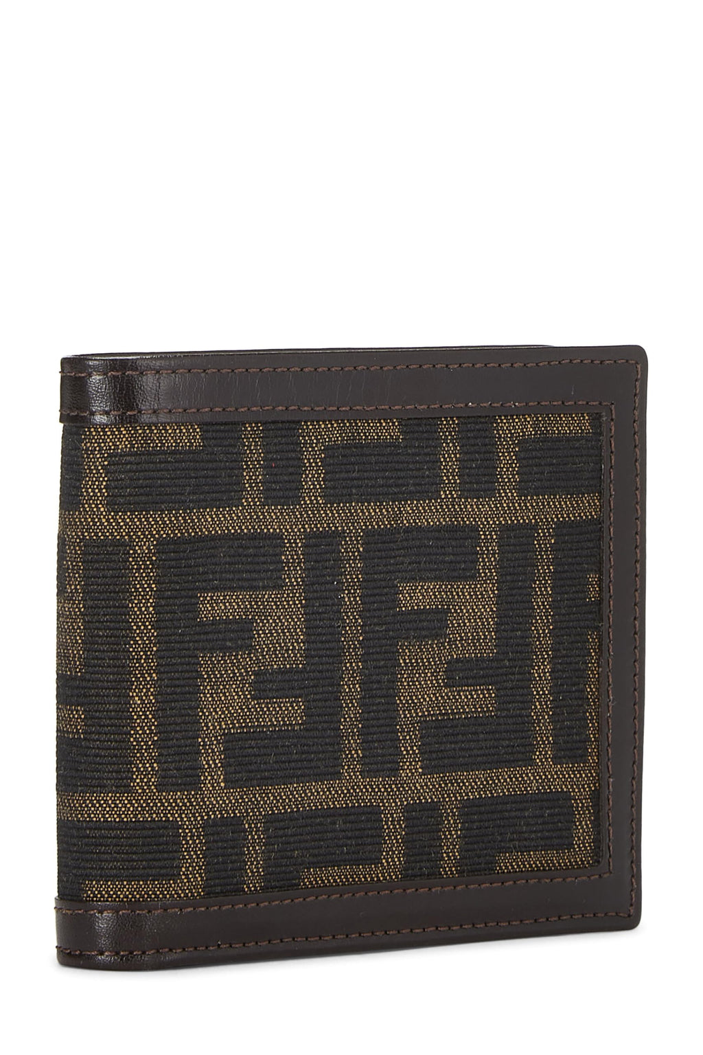 Fendi,  Brown Zucca Coated Canvas Wallet, Brown