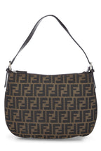 Fendi,  Brown Zucca Canvas Shoulder Bag, Brown