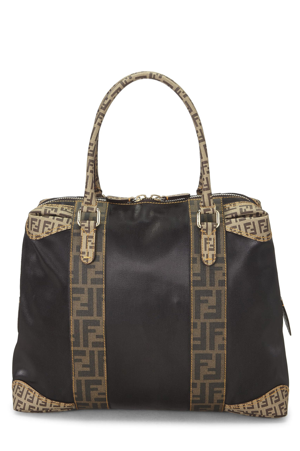 Fendi,  Black Zucca Nylon Tote Large, Black