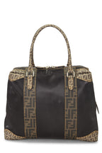 Fendi,  Black Zucca Nylon Tote Large, Black