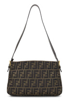 Fendi,  Brown Zucca Canvas Shoulder Bag, Brown