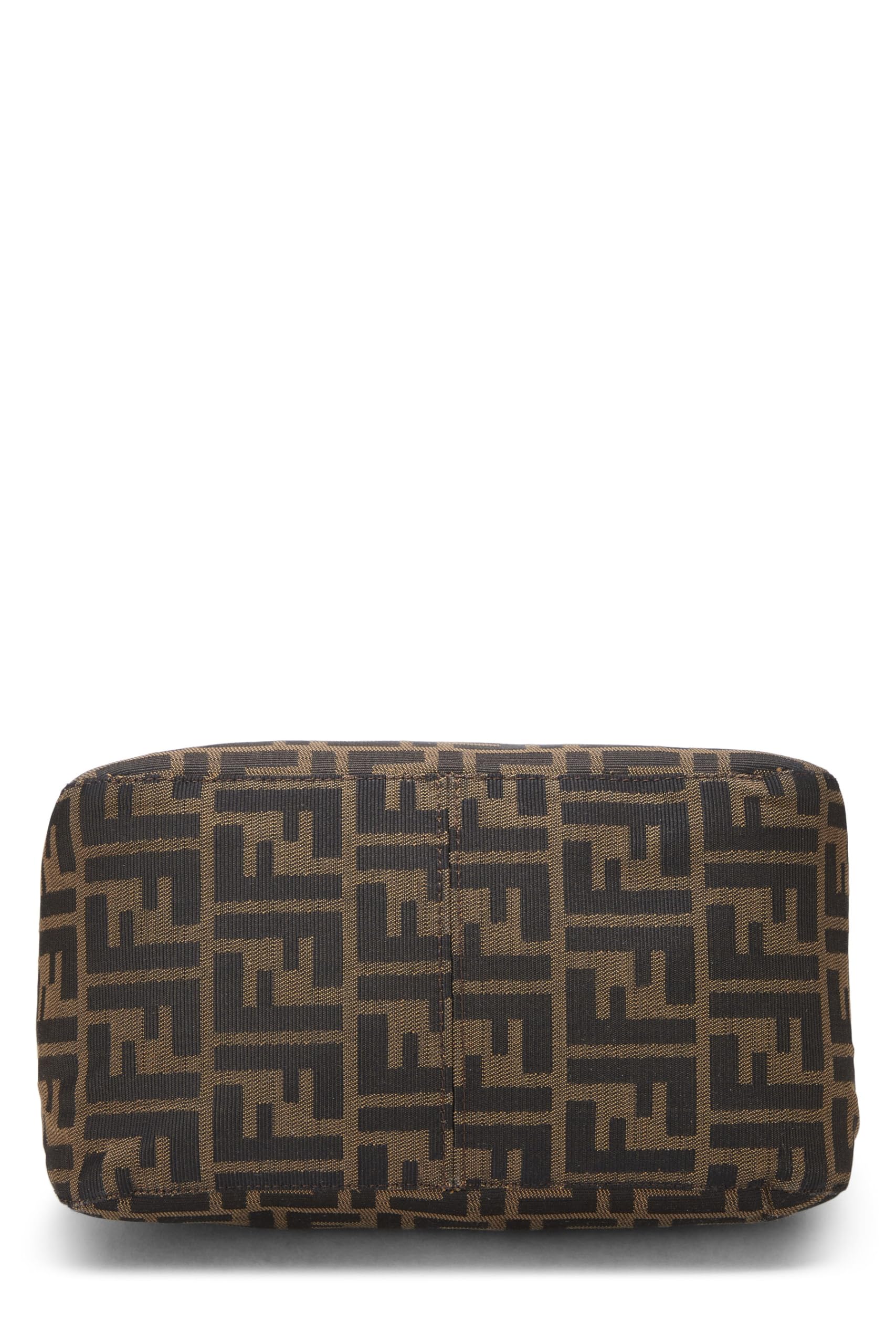 Fendi,  Brown Zucca Canvas Shoulder Bag, Brown