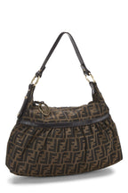 Fendi,  Brown Zucca Canvas Chef Hobo, Brown
