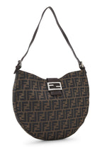 Fendi,  Brown Zucca Canvas Shoulder Bag, Brown