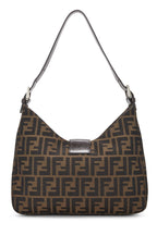 Fendi,  Brown Zucca Canvas Shoulder Bag, Brown