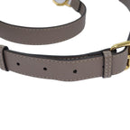 FENDI Adjustable Belt Leather 36.2""-41.3"" Gray82065