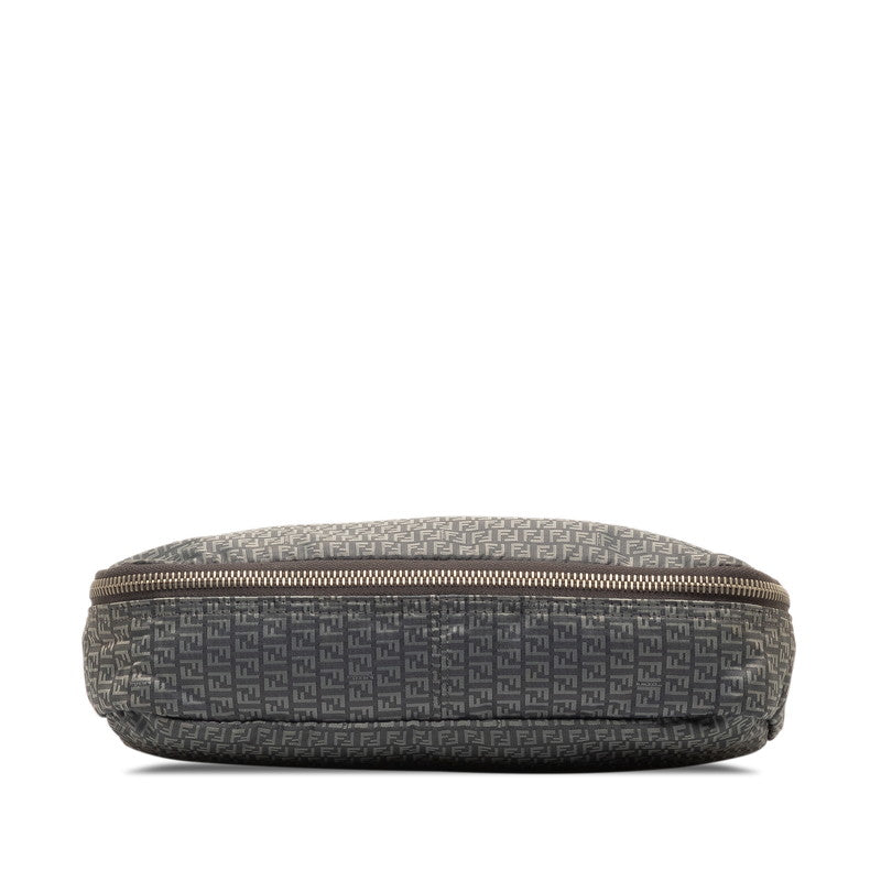 Fendi Shoulder Bag 8BT168 Grey Nylon Leather