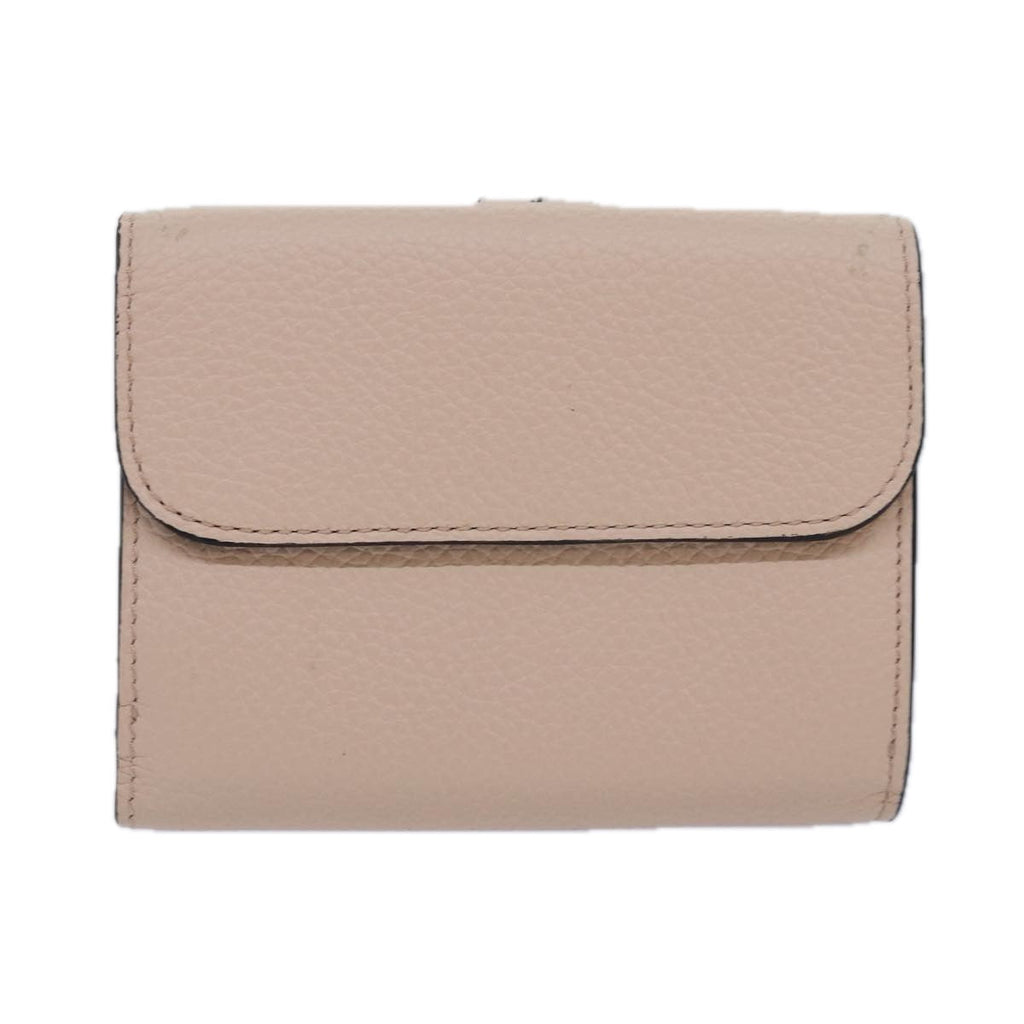 Chloe Wallet Leather Pink 82138