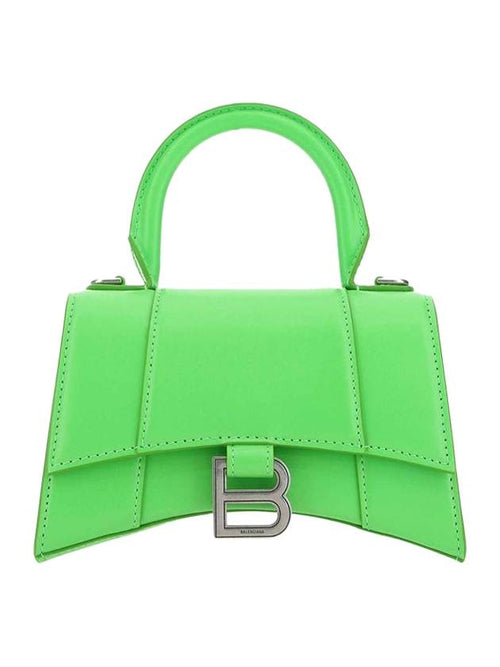 Balenciaga Hourglass Top Nano Tote Bag Green