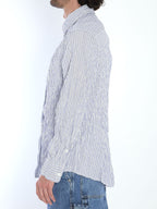 BOTTEGA VENETA Crinkled Cotton Shirt - Size 48
