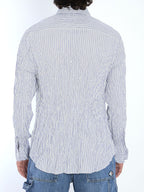 BOTTEGA VENETA Crinkled Cotton Shirt - Size 48