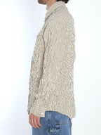 BOTTEGA VENETA Crinkled Cotton Shirt - IT 50