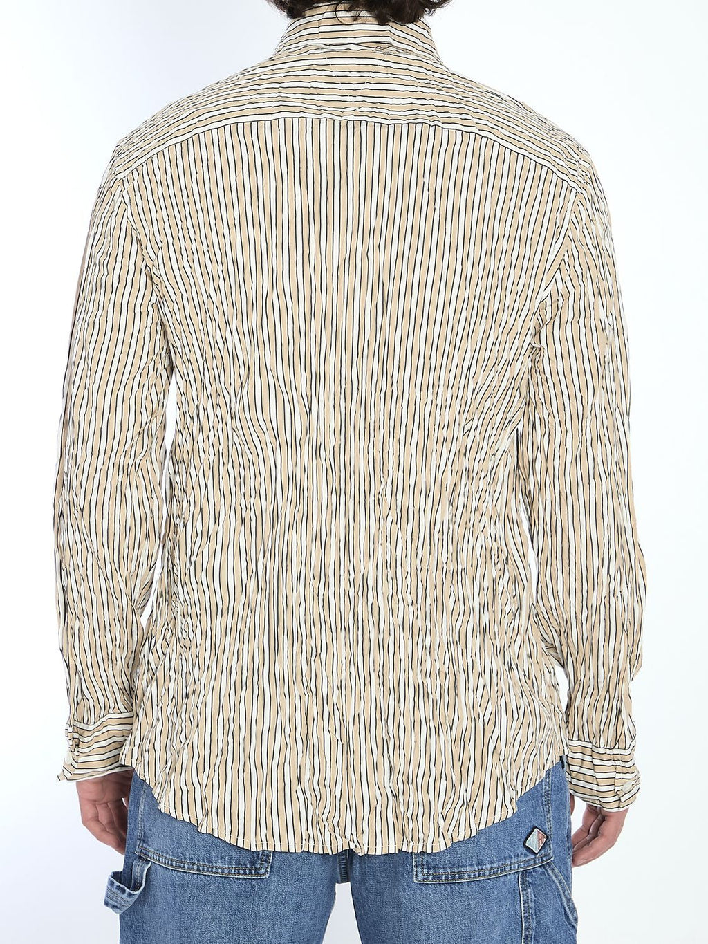 BOTTEGA VENETA Crinkled Cotton Shirt - IT 50