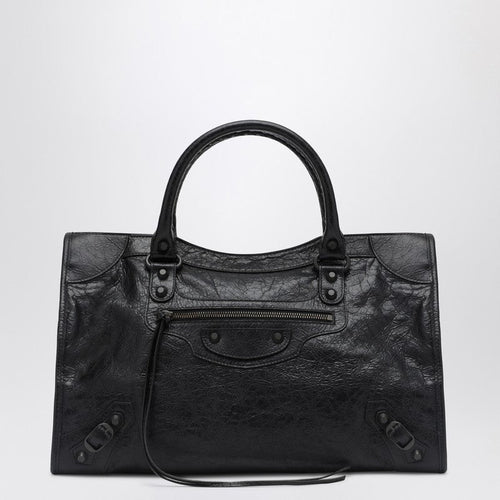 Balenciaga Le City Medium Tote Bag Black Women