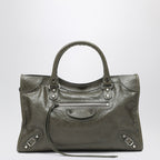 Balenciaga Le City Medium Bag Army Green Women